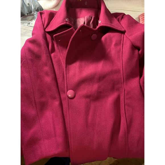 Duberess Womens Pea Coat Long Dress Women’s Size M Trench Long Nwt - Picture 6 of 8